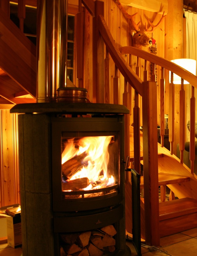 Cozy wood stove